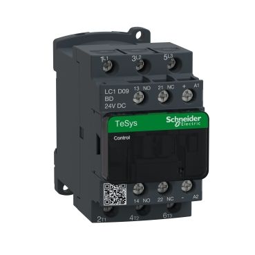 LC1D09P7 | Контактор серии Tesys D, 3P, 9А, НО+НЗ, 230В
