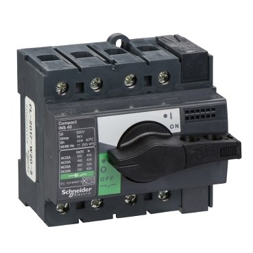 28901 | Выключатель нагрузки INS40 40A 15кА 4P