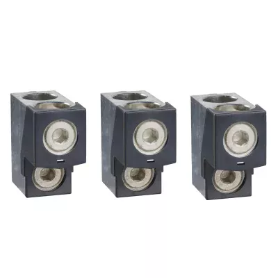 LV432481 | Алюминиевые клеммы для подключения Al/Cu кабелей 2 x (35 - 240 мм²), ≤630A, 3 шт.,