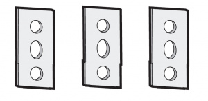 SPS43, SPARE PART ASS'Y,BUSBAR 3P,TS800 | Удлиненные выводы для переднего подключения