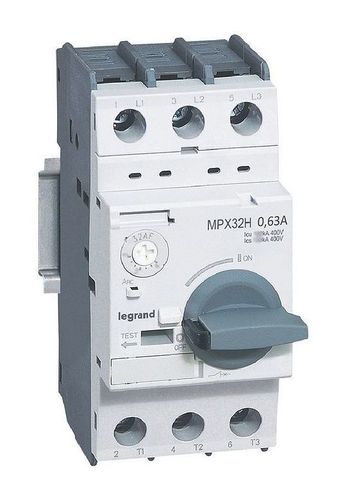 MPX³ 0.63А 3P, термомагнитный расцепитель | Силовой автомат для защиты двигателя