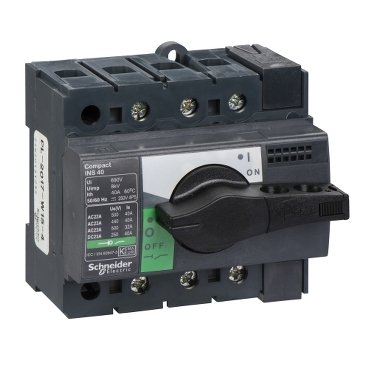 28900 | Выключатель нагрузки INS40 40A 15кА 3P