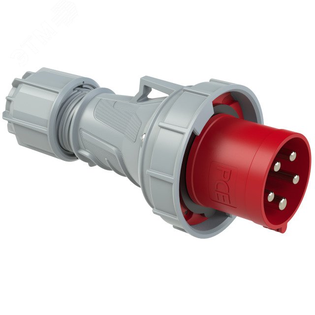 035-6 | Вилка кабельная PCE 63А 400V 3P+N+E IP67