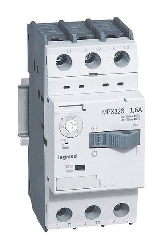 MPX³ 1.6А 3P, термомагнитный расцепитель | Силовой автомат для защиты двигателя