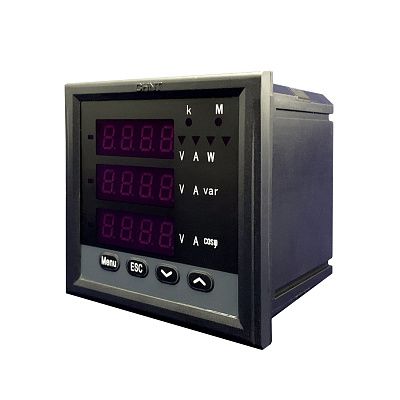 PD666-3S4 380В 5А 3ф 96x96 светодиод. дисплей RS485 | Многофункциональный измерительный прибор