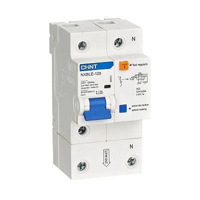NXBLE-125 1P+N 100A, х-ка C 100mA, электронный тип AС, х-ка С, 10kA (R) | Диф. автомат