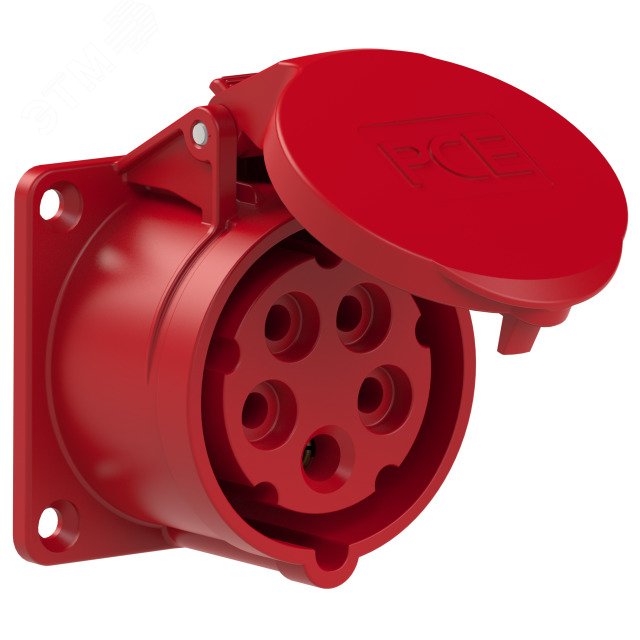 315-6 | Розетка встраиваемая PCE 16А 380В 3P+N+E IP44