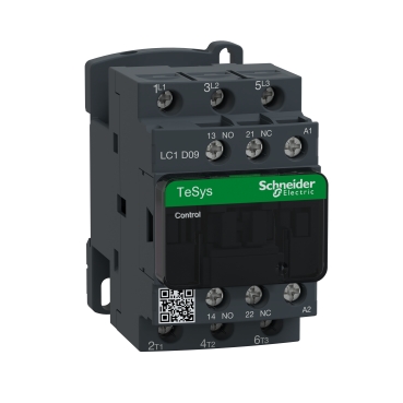 LC1D09F7 | Контактор серии Tesys D, 3P, 9А, НО+НЗ, 110B, 50/60 Гц