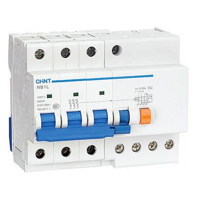 NB1L-40 3P C40 30mA тип AC 6kA (R) | Диф. автомат