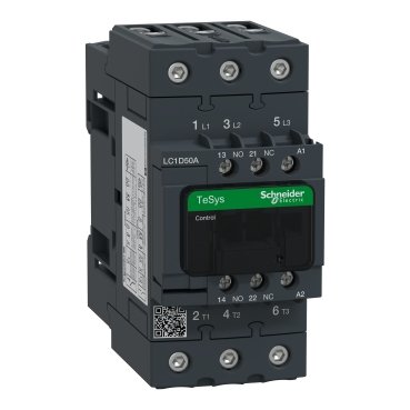 LC1D50AP7 | Контактор серии Tesys D, 3P, 50А, НО+НЗ, 230В AC 50/60ГЦ