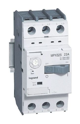MPX³ 22А 3P, термомагнитный расцепитель | Силовой автомат для защиты двигателя