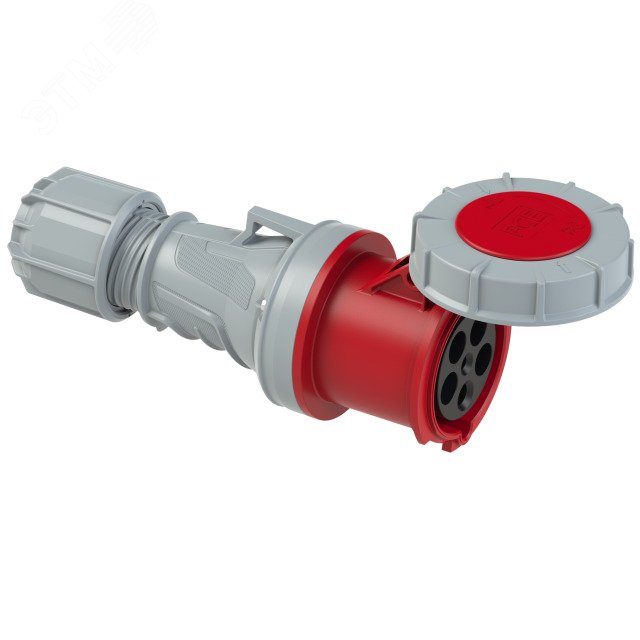 235-6 | Розетка кабельная PCE 63А 380В 3P+N+E IP67