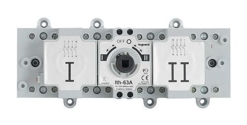 DCX-M 63А 4P, фронтальное исполнение | Реверсивный рубильник