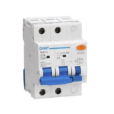 NB1L 2P C25 300mA тип A 10kA (54mm) (R) | Диф. автомат