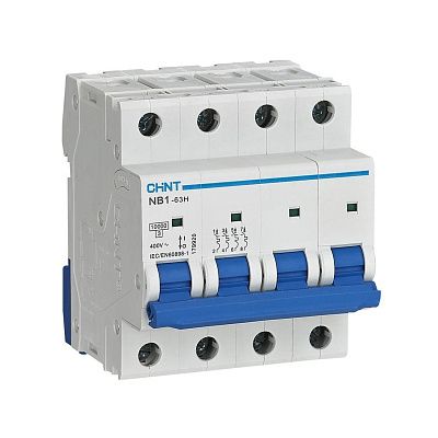 NB1-63H 4P 63A 10кА х-ка D (R) | Автоматический выключатель